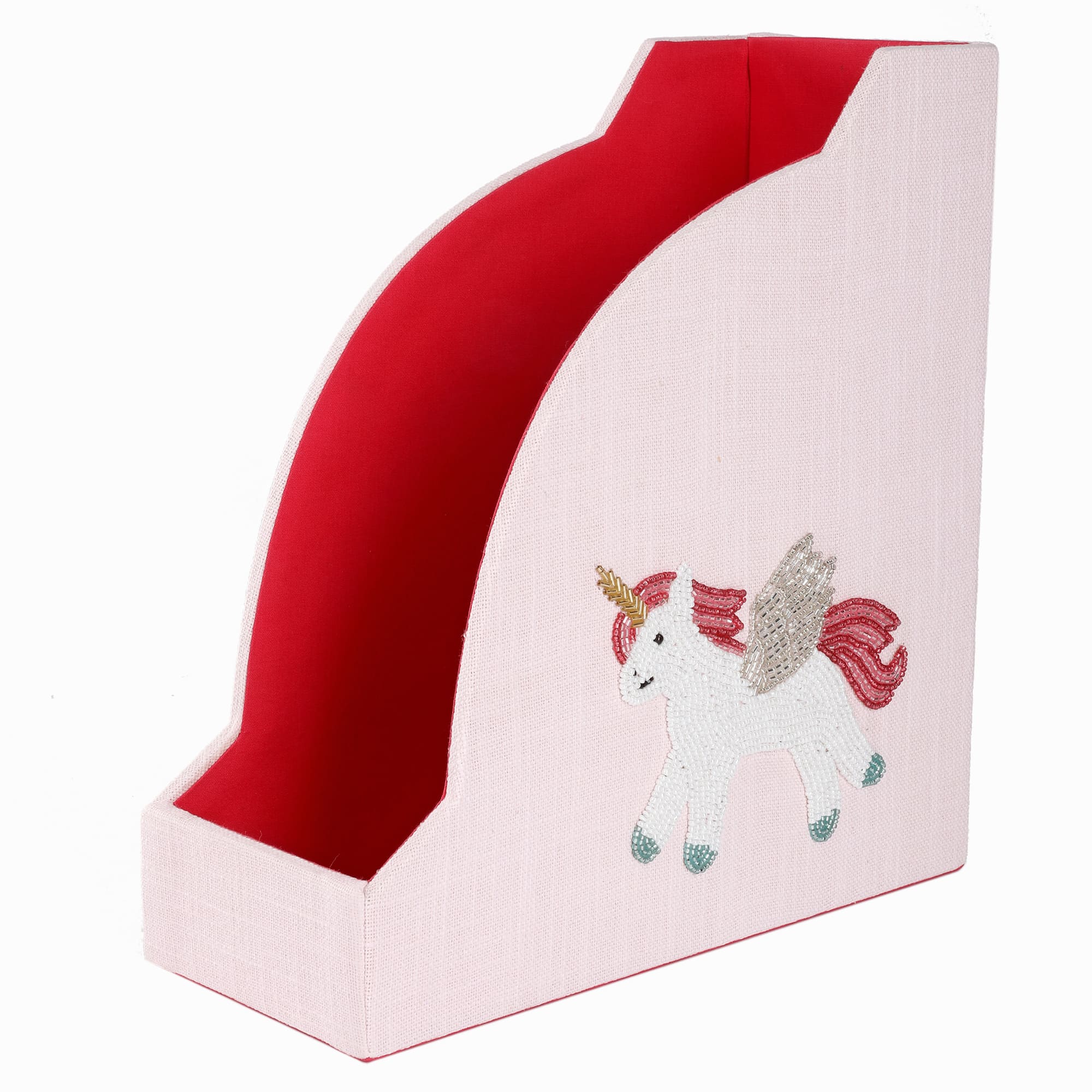 Unicorn Designed Magazine & Stationery Organizer (Set of 2)